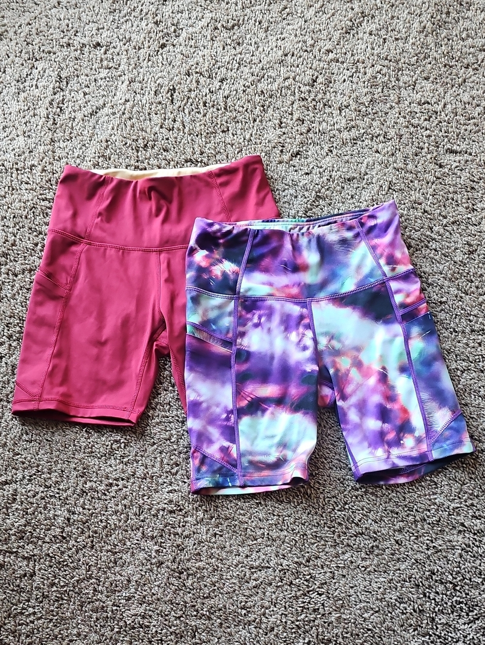 Two Korsa Hypnotic 6" Compression Shorts XS